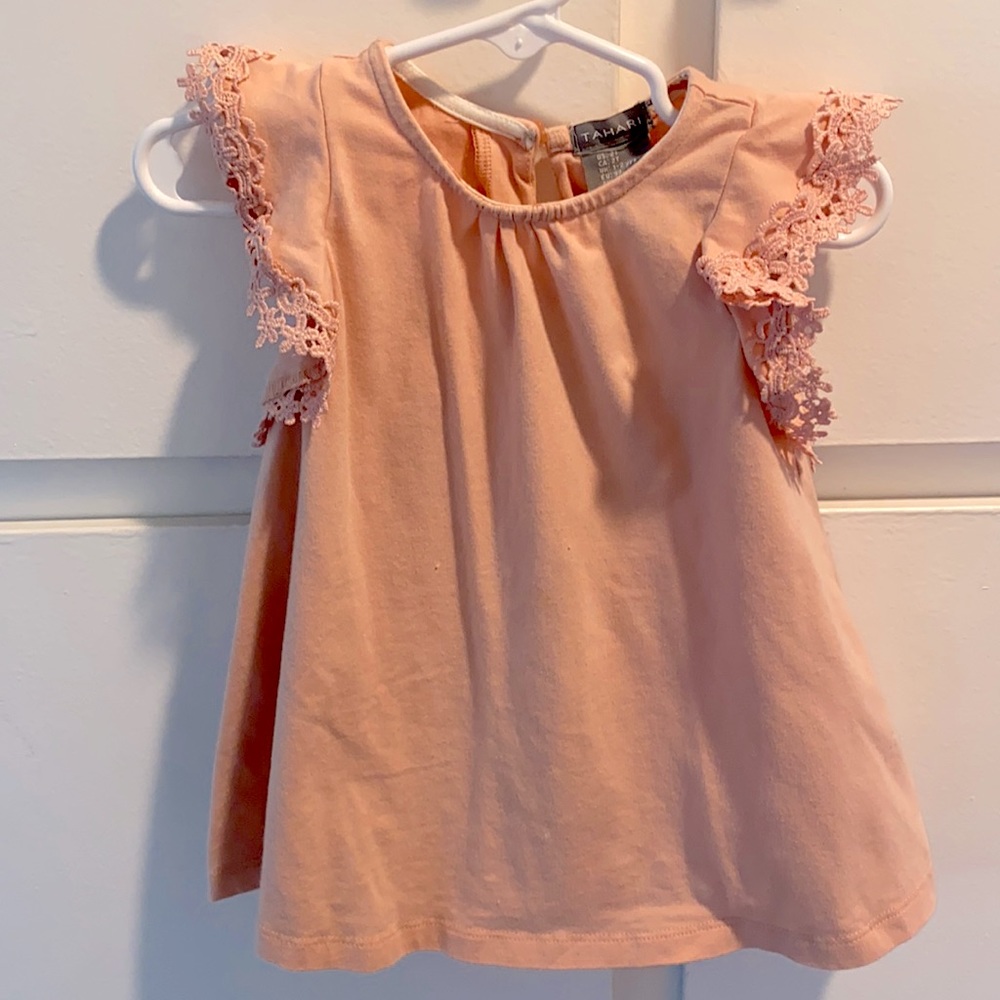2T Girls Tahari top pink